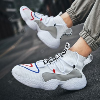 New Men's Shoes with Inner Height High Quality Basketball Shoes Outdoor Sports Shoes